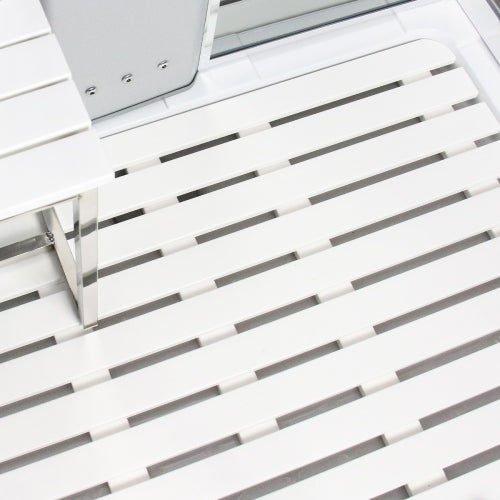 Platinum White Synthetic Wood Effect Floor for 1150mm Rectangle