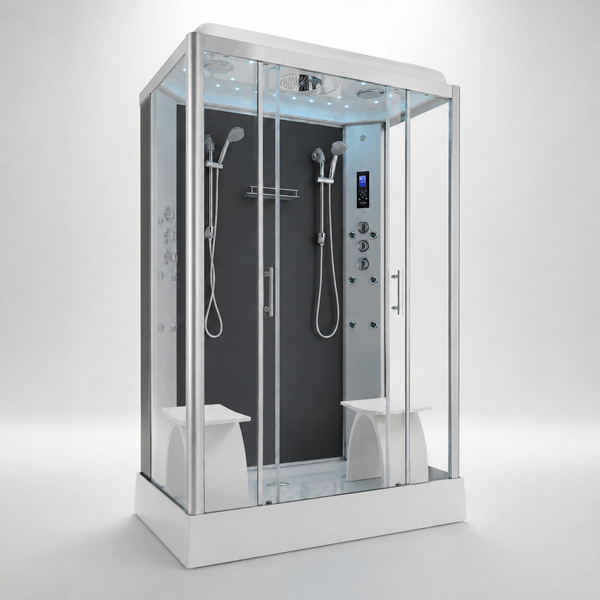 Platinum Shower Cabin - Twin
