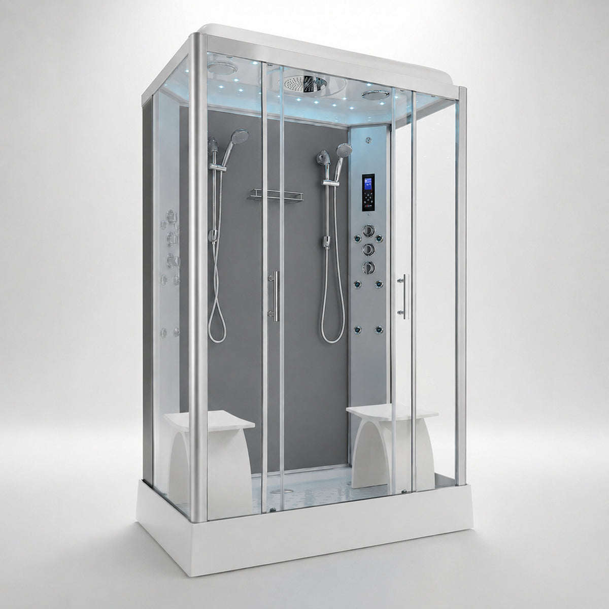 Platinum Shower Cabin - Twin