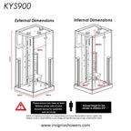 KYS900 Hybrid Infrared Sauna & Steam Shower (GRADE A)