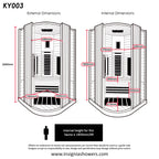 KY003 Indoor Personal Infrared Sauna (GRADE A)