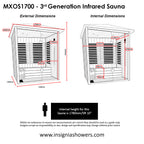 MXOS1700 Outdoor Infrared Sauna (GRADE B)