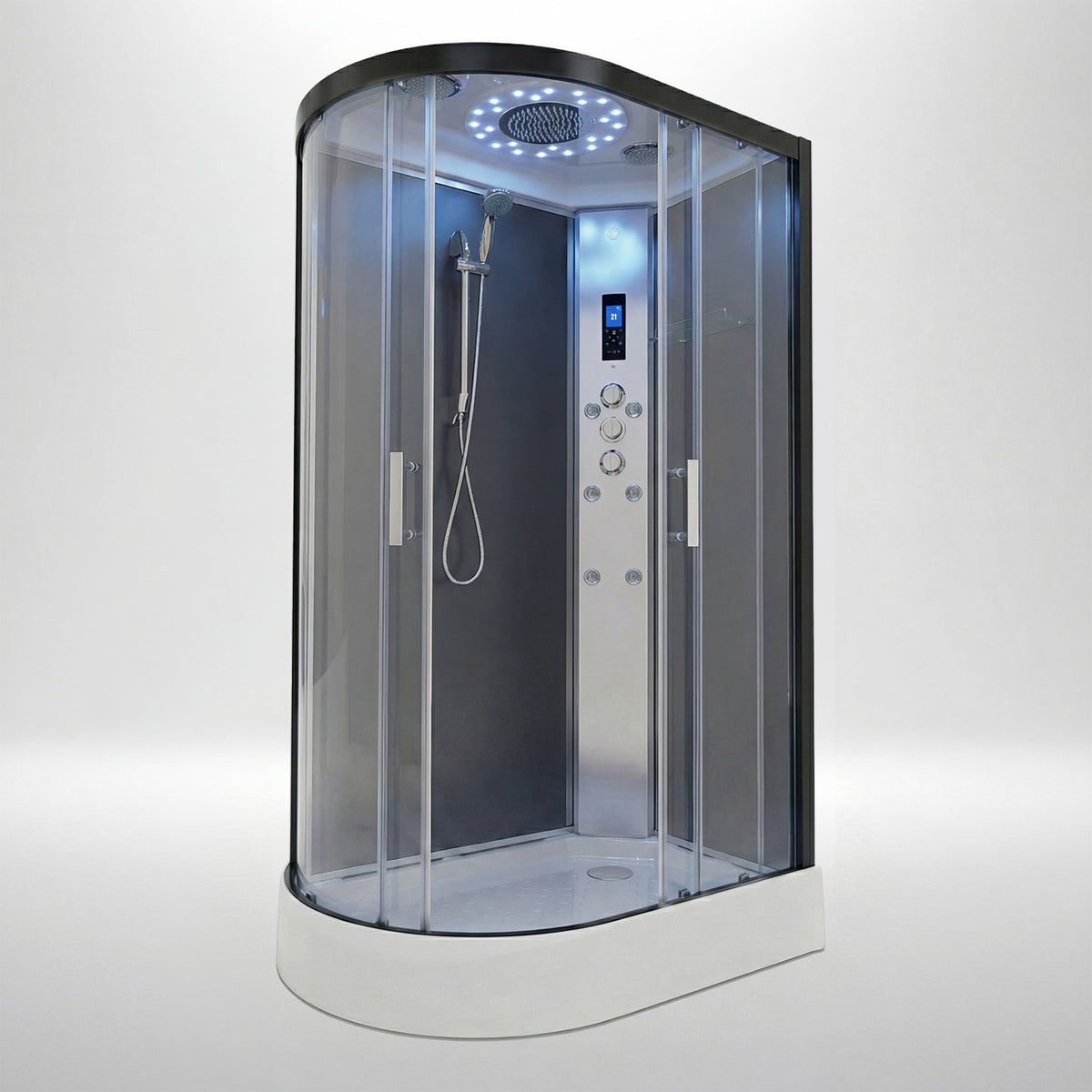 Platinum Shower Cabin - Offset (Right)