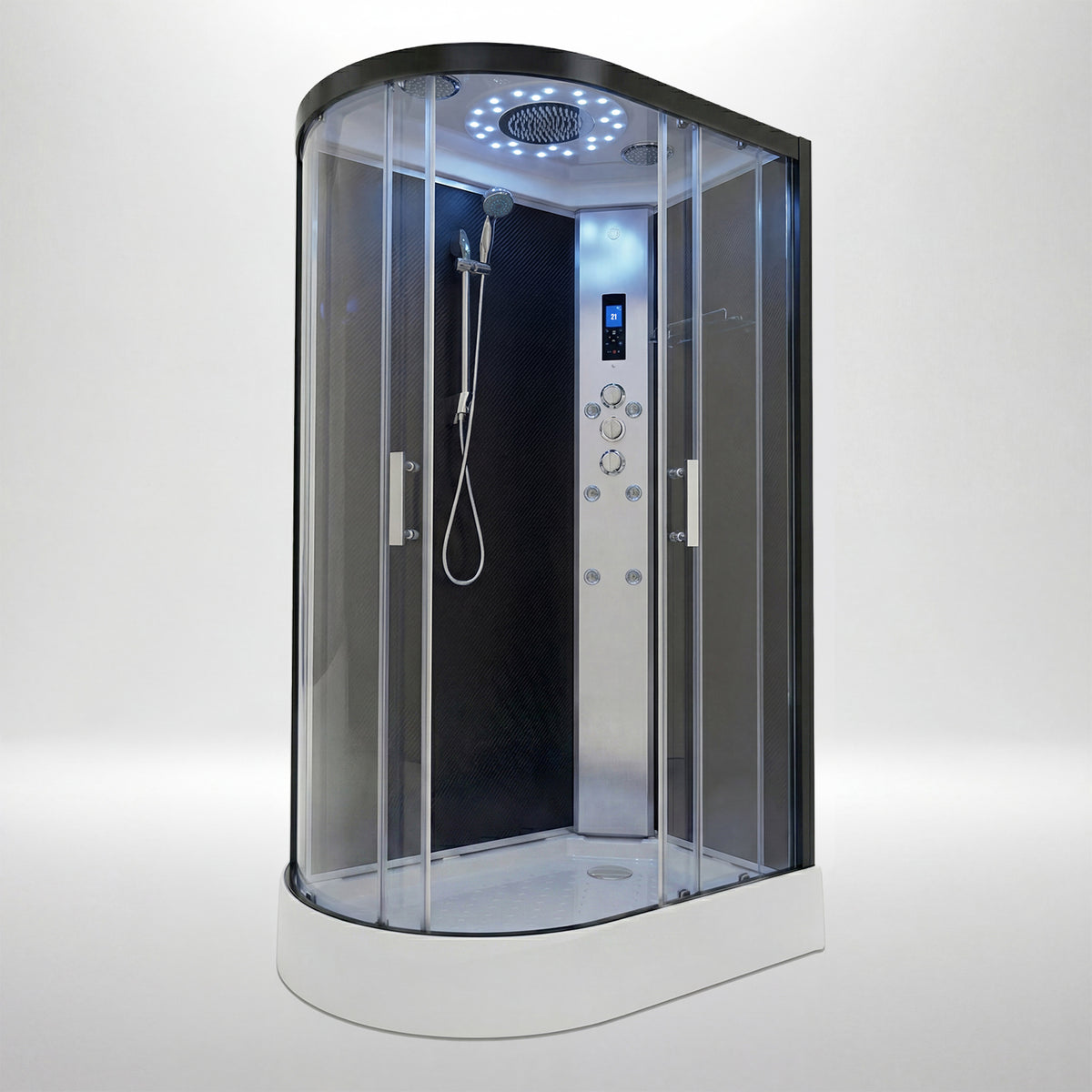 Platinum Shower Cabin - Offset (Right)