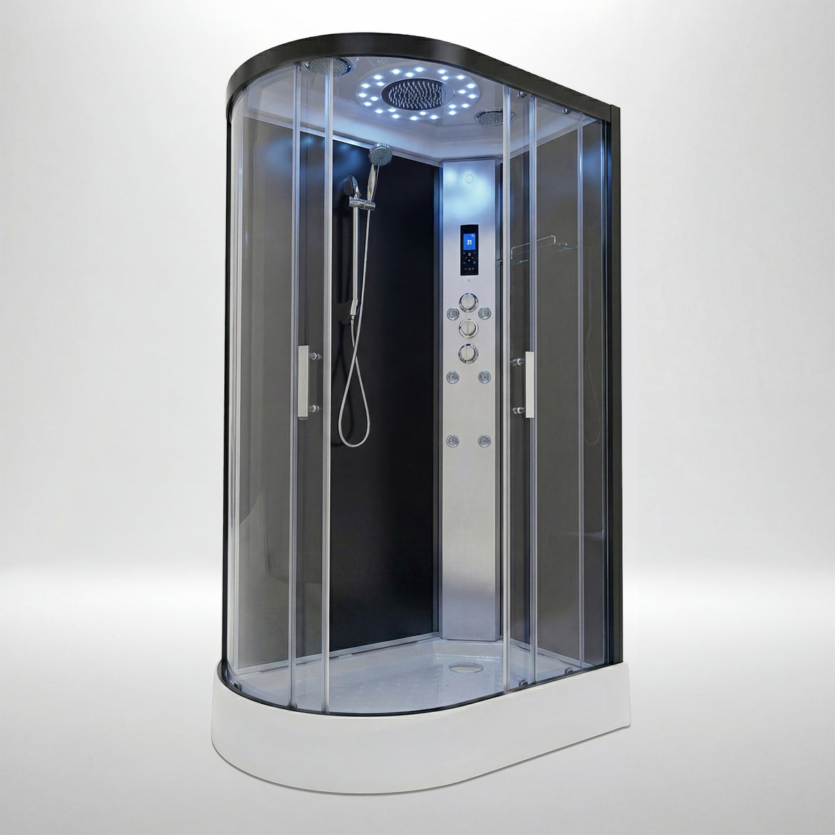 Platinum Shower Cabin - Offset (Right)