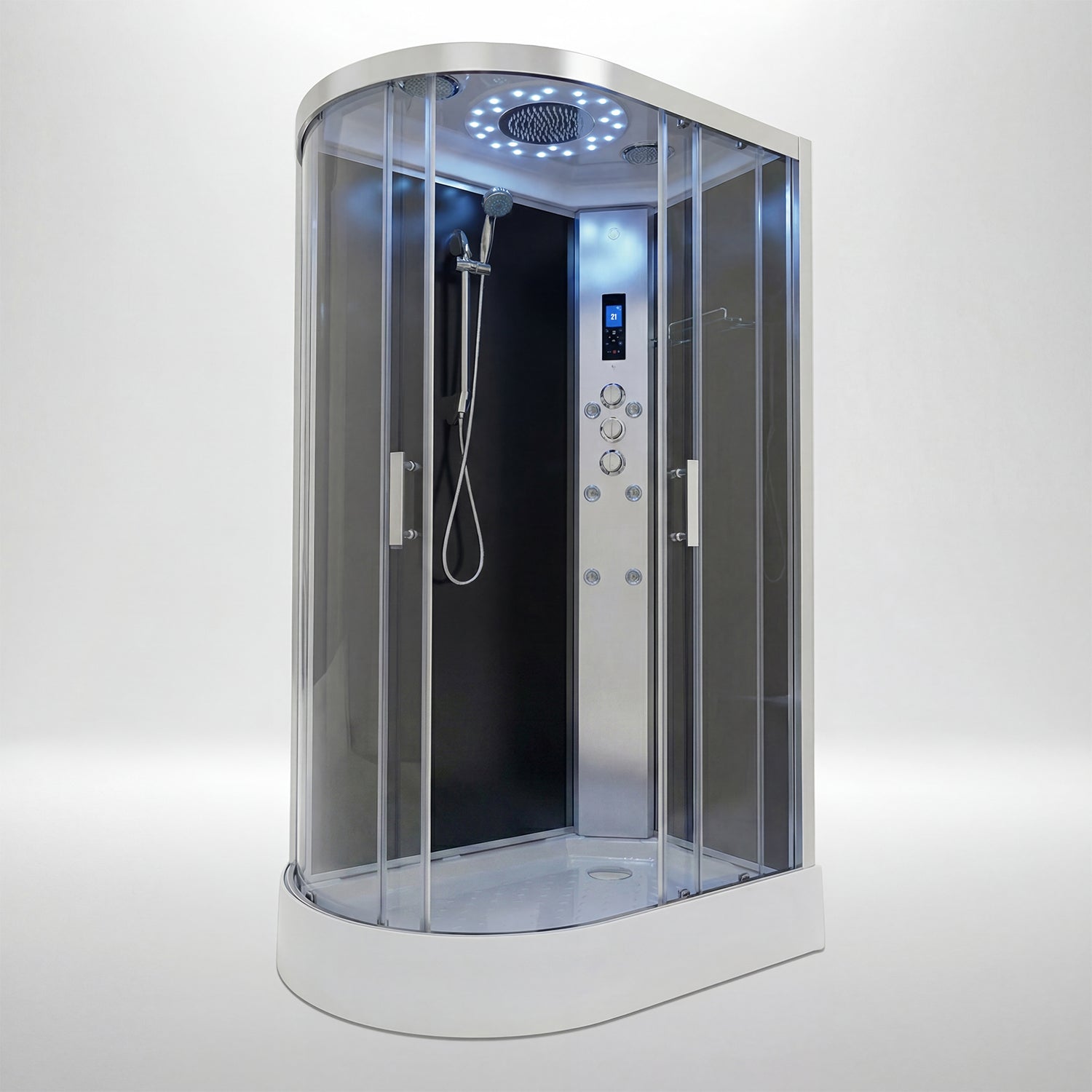 Platinum Shower Cabin - Offset (Right)