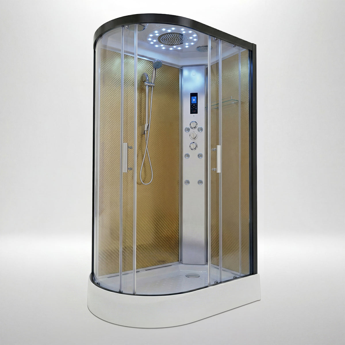 Platinum Shower Cabin - Offset (Right)