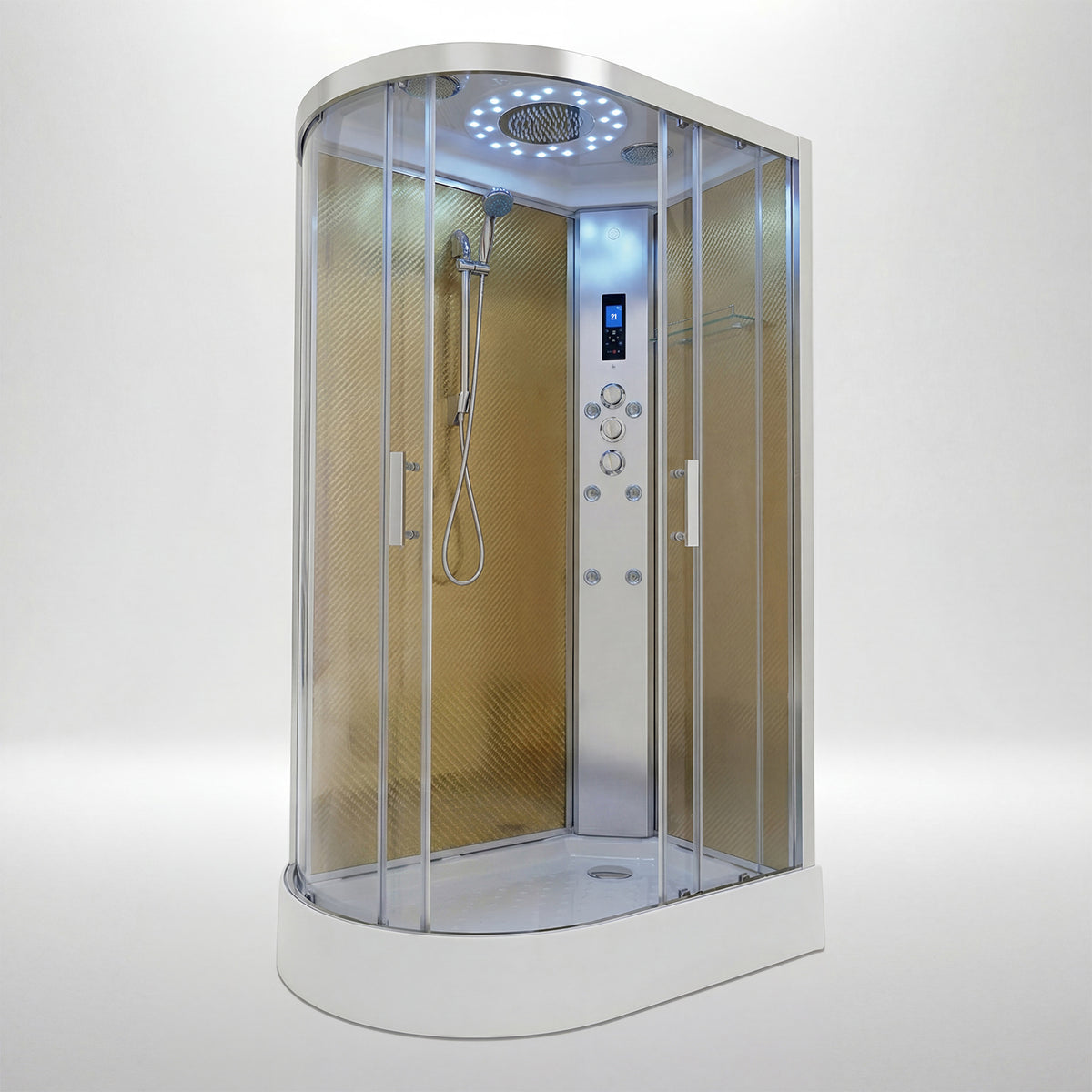 Platinum Shower Cabin - Offset (Right)
