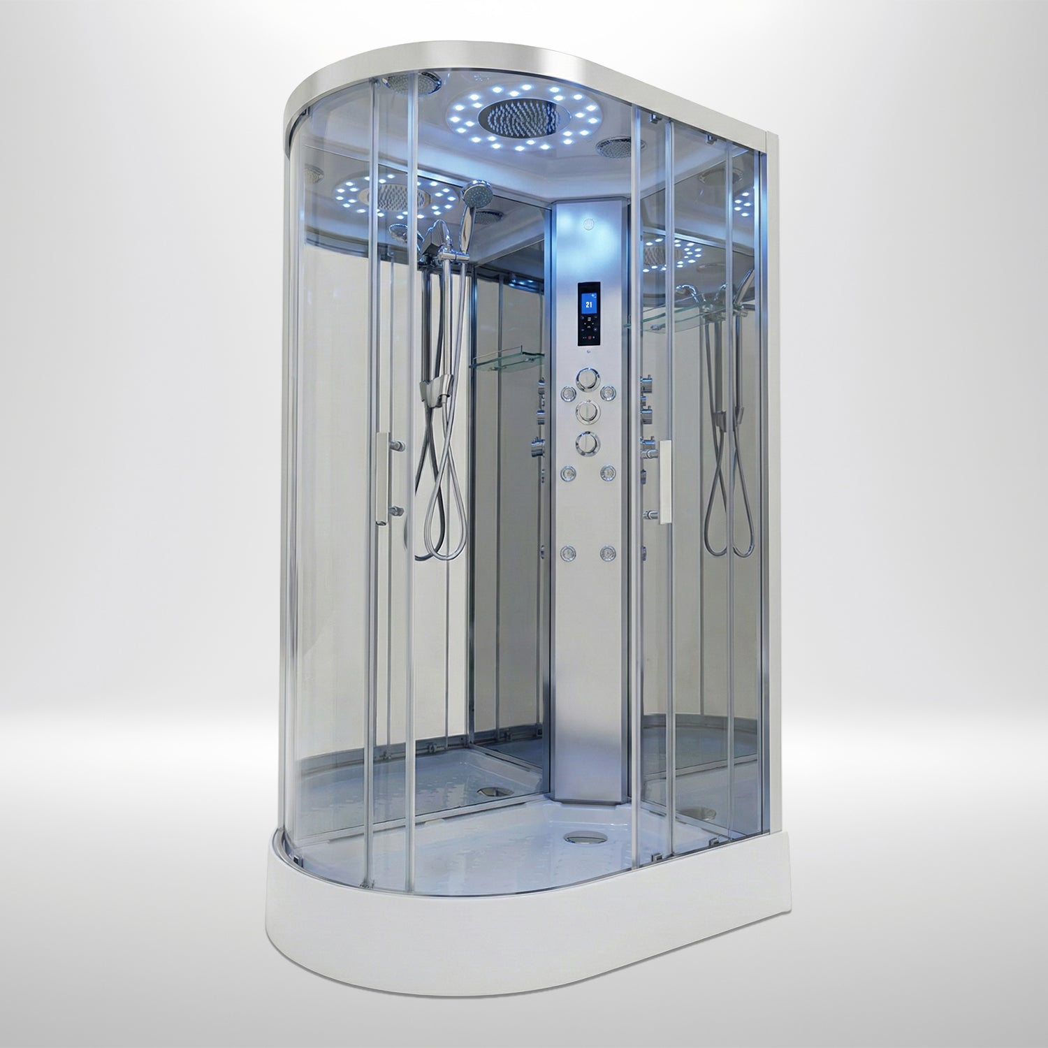 Platinum Shower Cabin - Offset (Right)