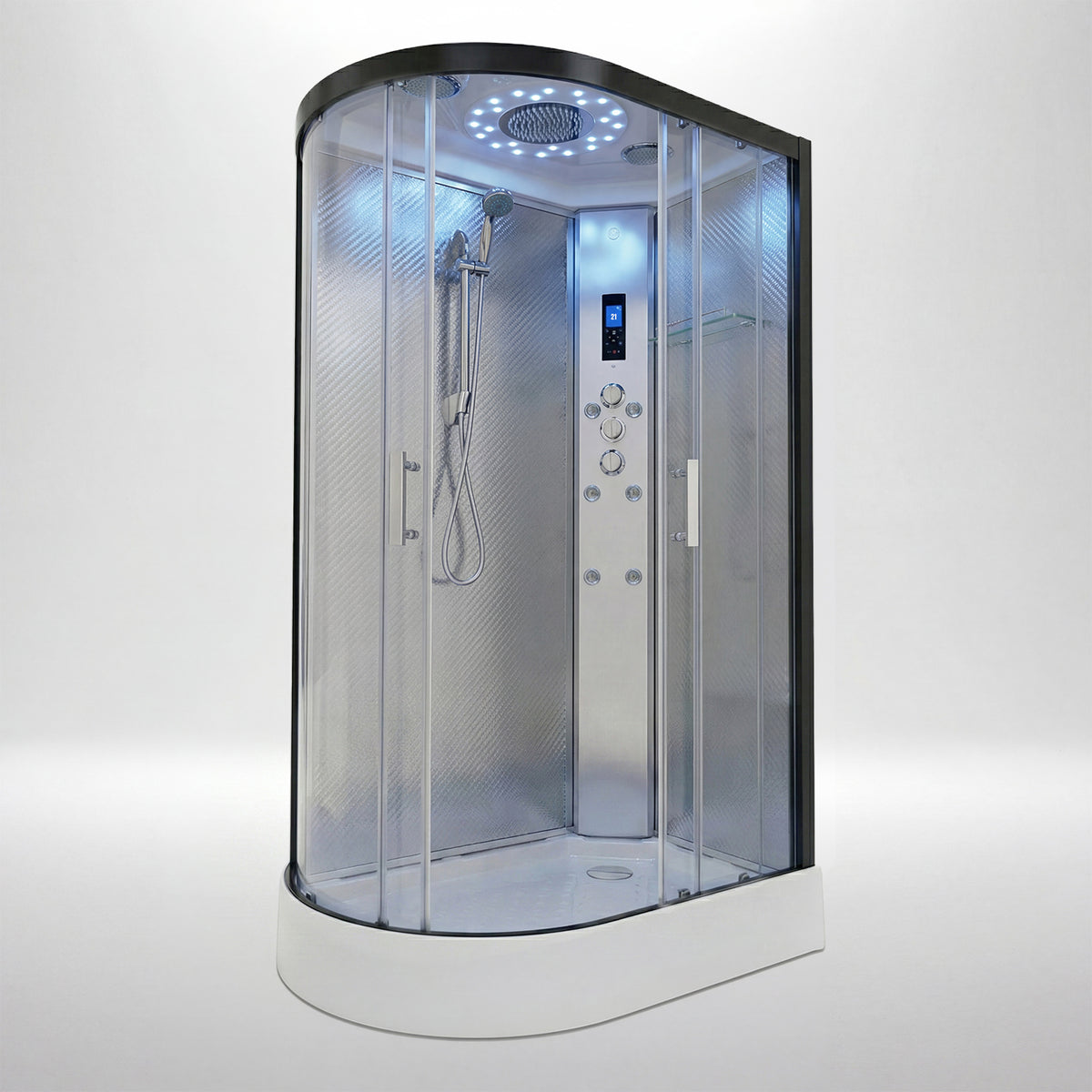 Platinum Shower Cabin - Offset (Right)
