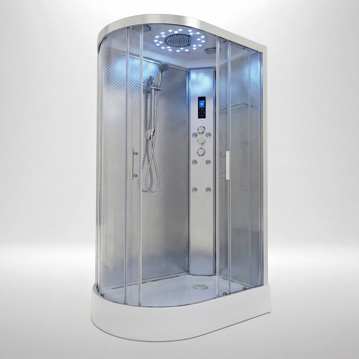 Platinum Shower Cabin - Offset (Right)