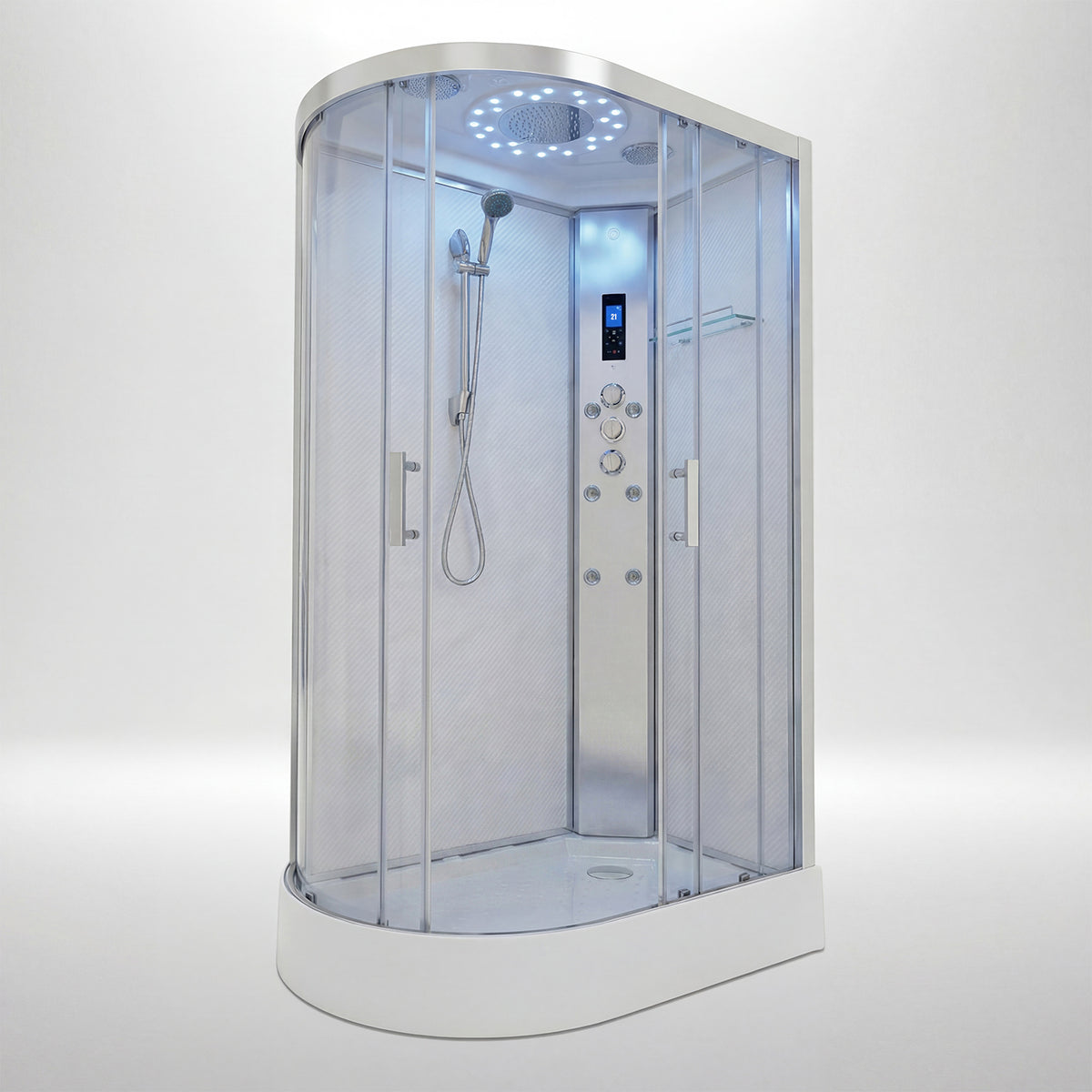 Platinum Shower Cabin - Offset (Right)
