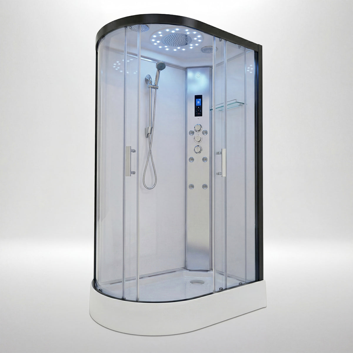 Platinum Shower Cabin - Offset (Right)