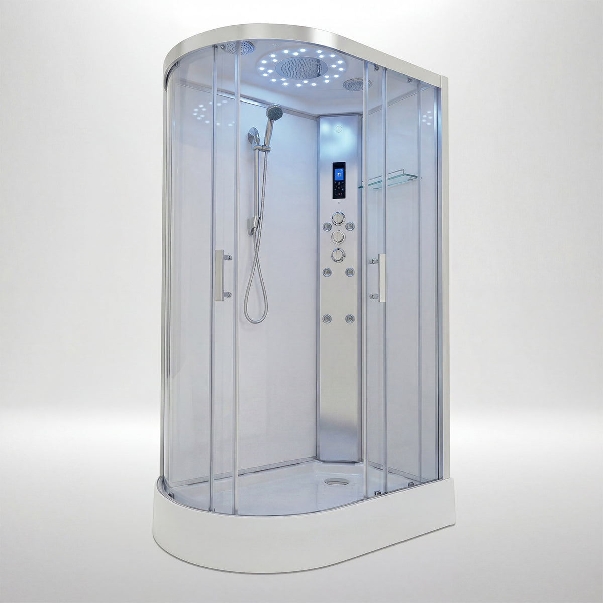 Platinum Shower Cabin - Offset (Right)