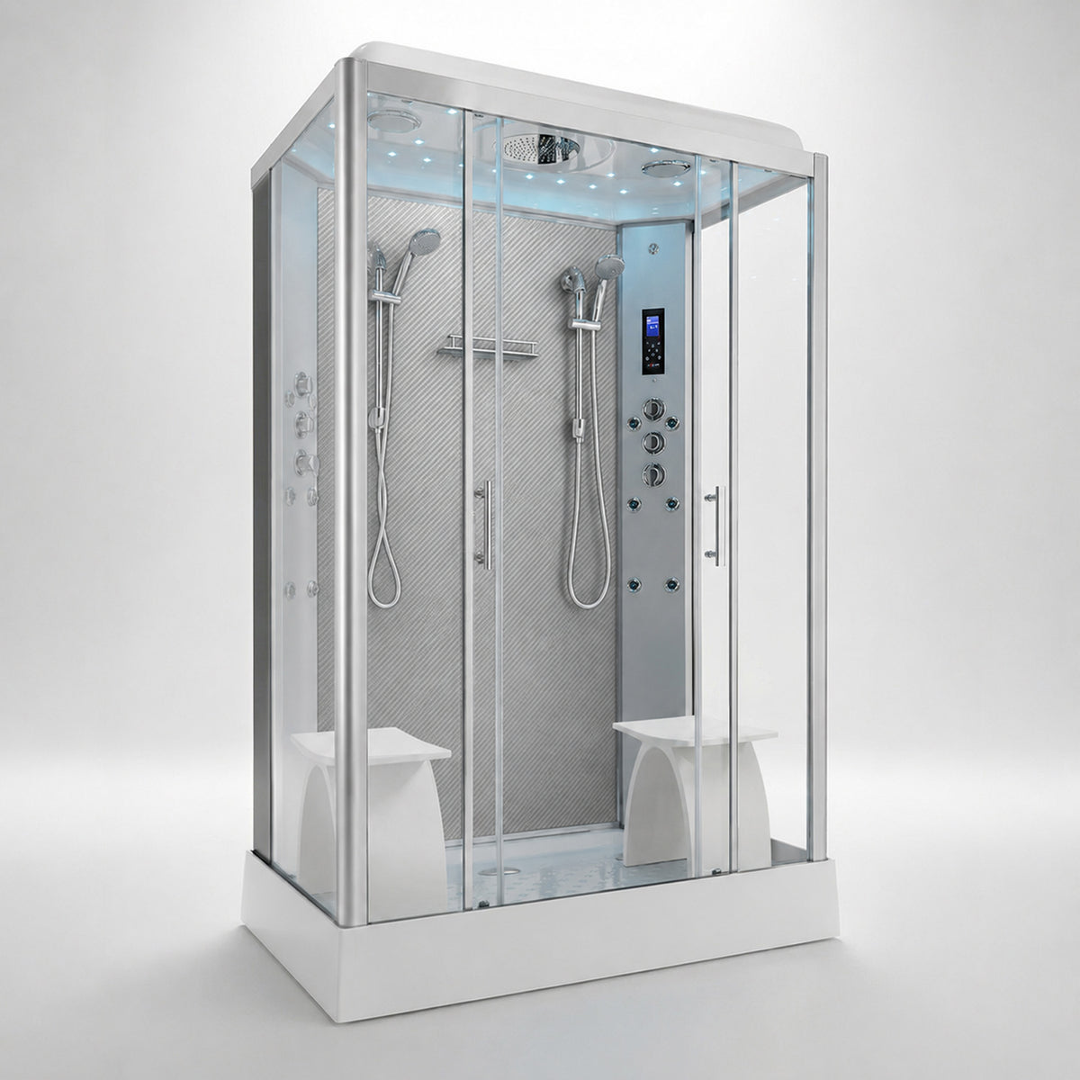 Platinum Shower Cabin - Twin