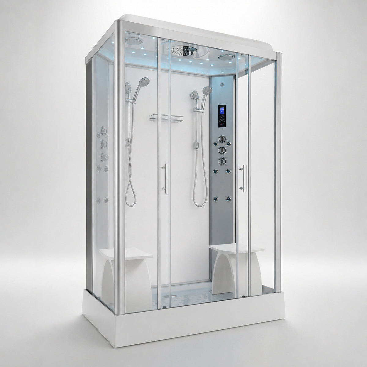 Platinum Shower Cabin - Twin