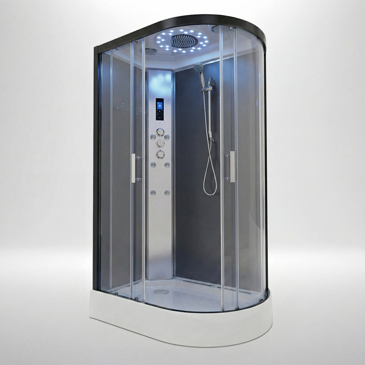 Platinum Shower Cabin - Offset (Left)