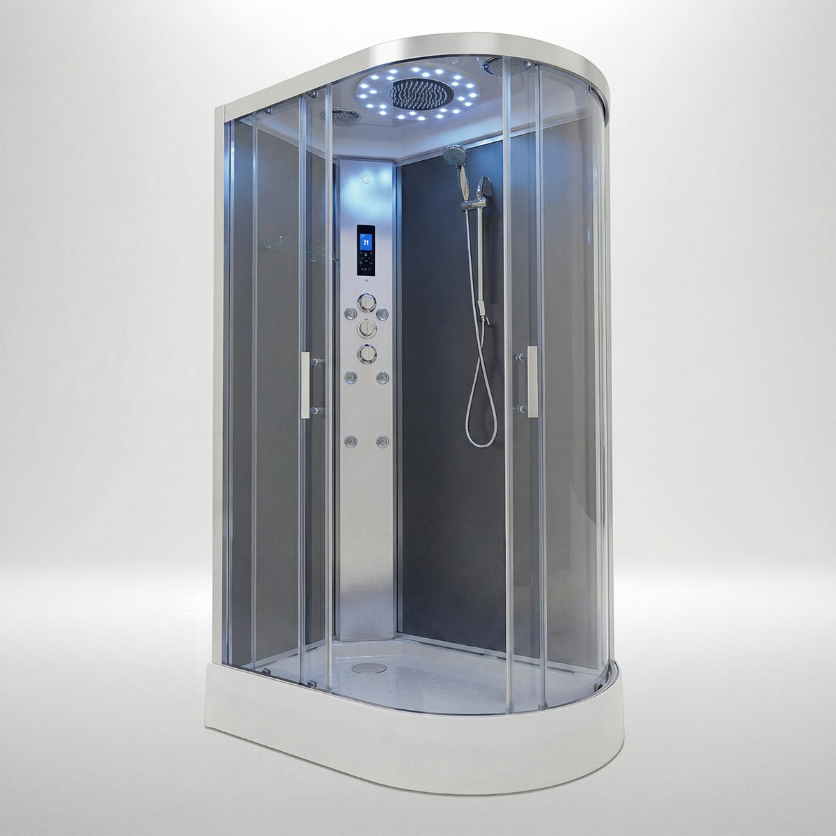 Platinum Shower Cabin - Offset (Left)