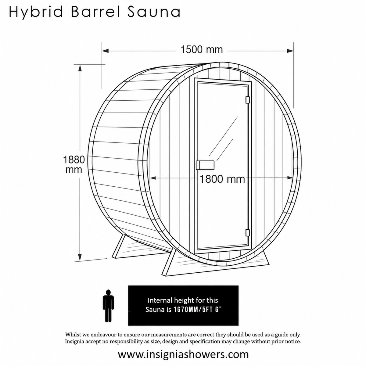 Hybrid Barrel Sauna