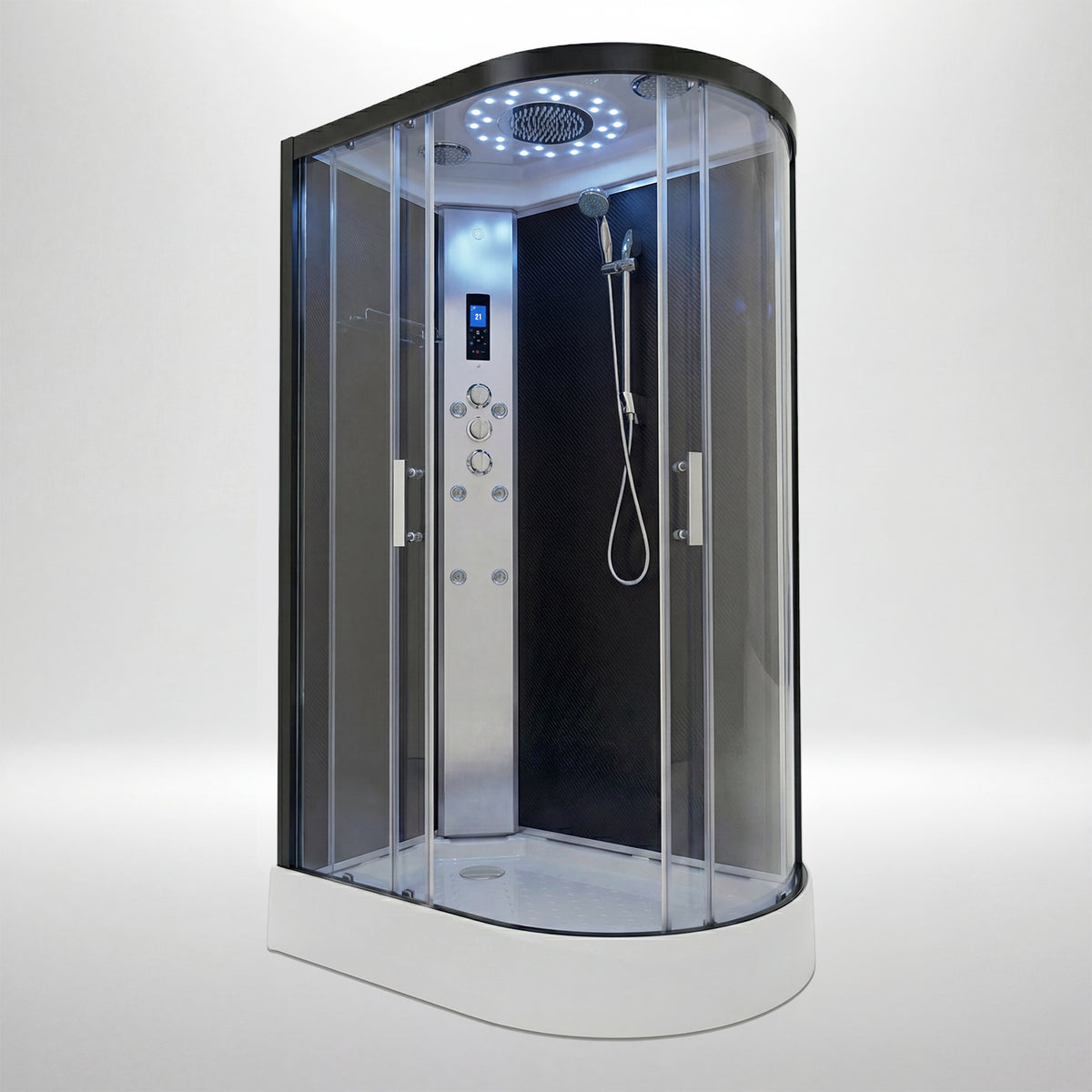Platinum Shower Cabin - Offset (Left)