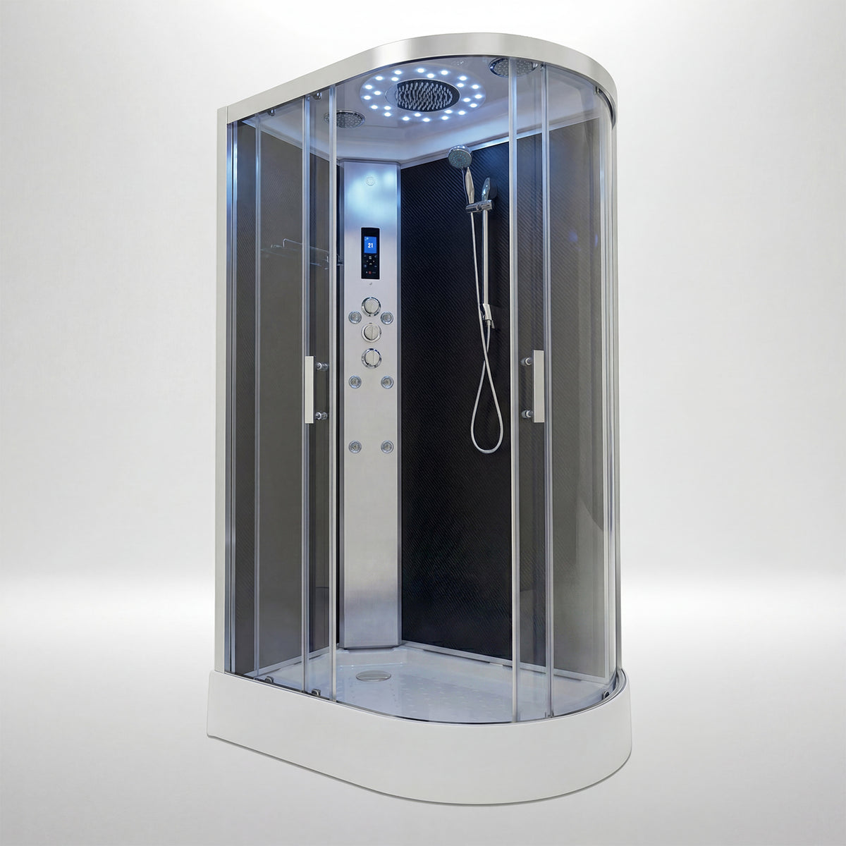 Platinum Shower Cabin - Offset (Left)