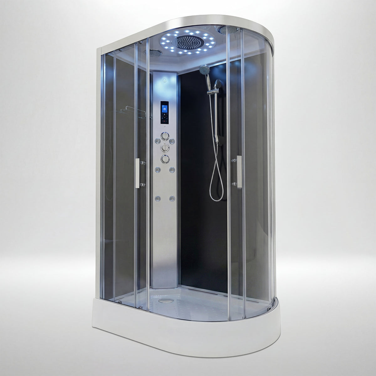 Platinum Shower Cabin - Offset (Left)