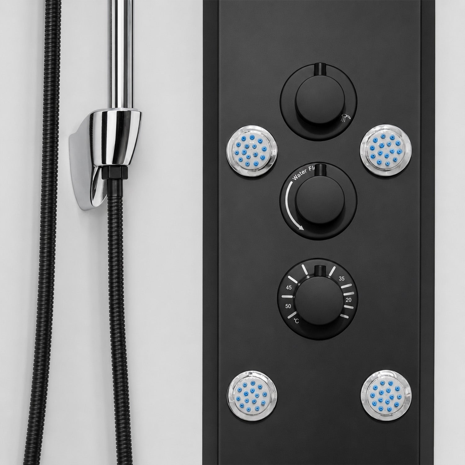 Monochrome Steam Shower - Twin