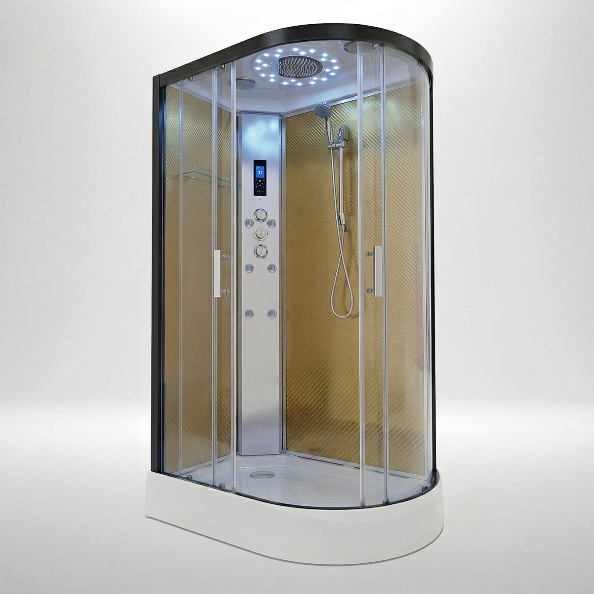 Platinum Shower Cabin - Offset (Left)