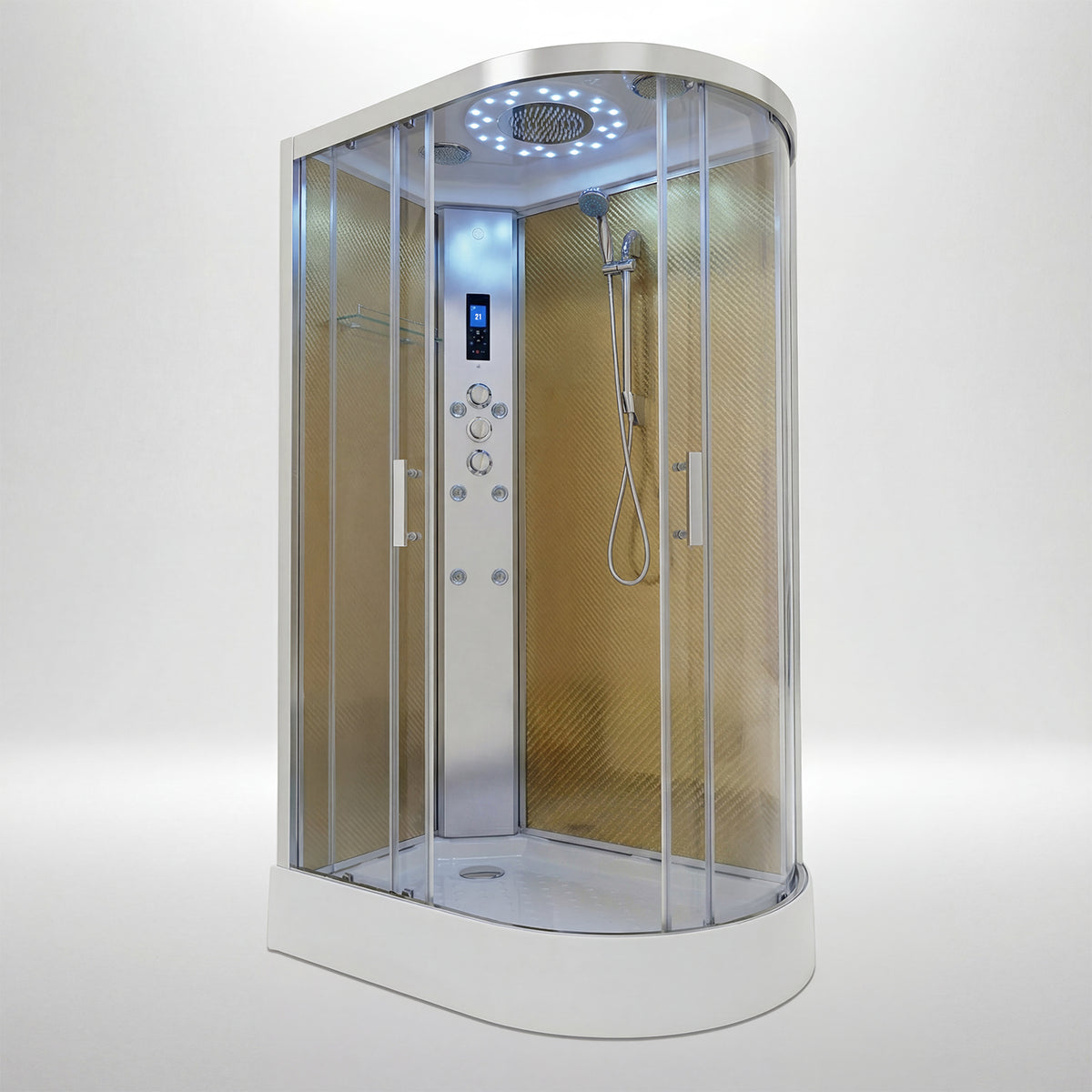 Platinum Shower Cabin - Offset (Left)