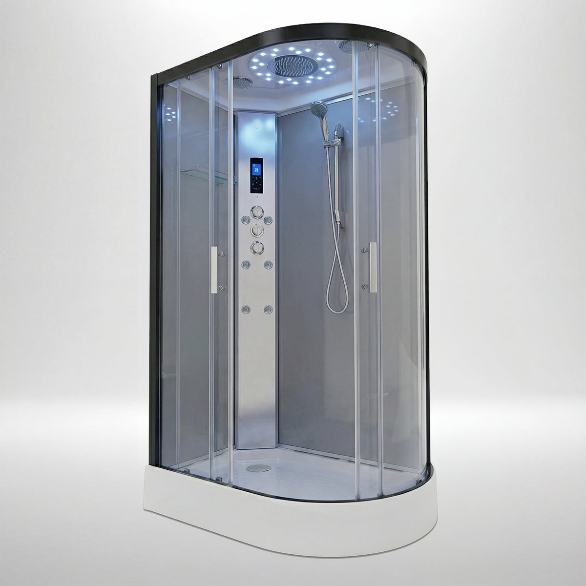 Platinum Shower Cabin - Offset (Left)