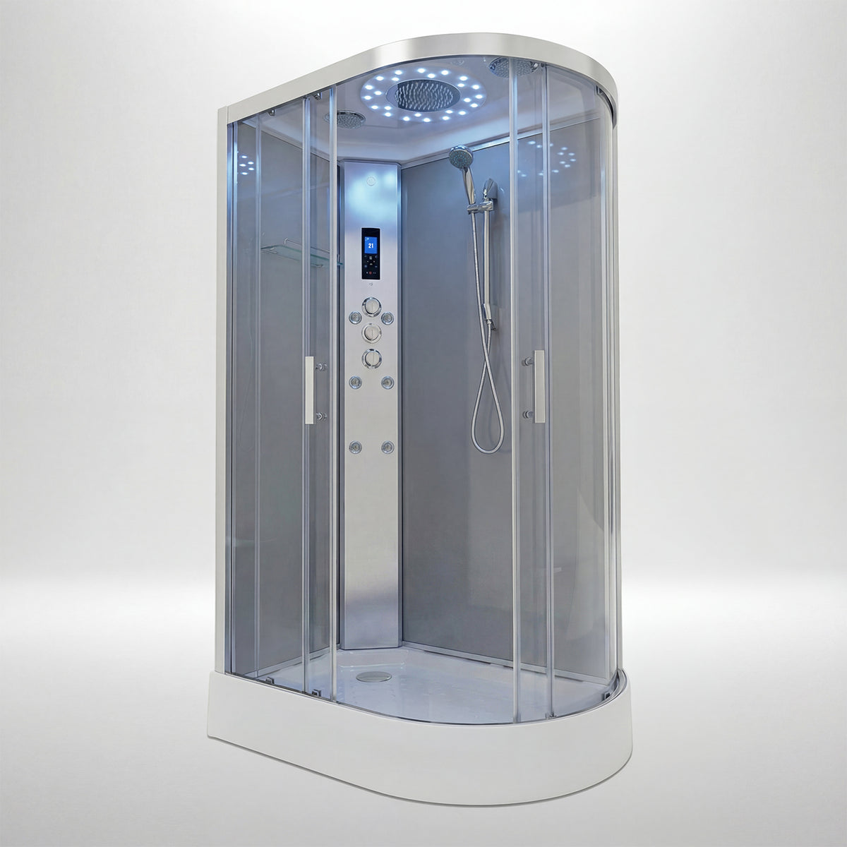 Platinum Shower Cabin - Offset (Left)