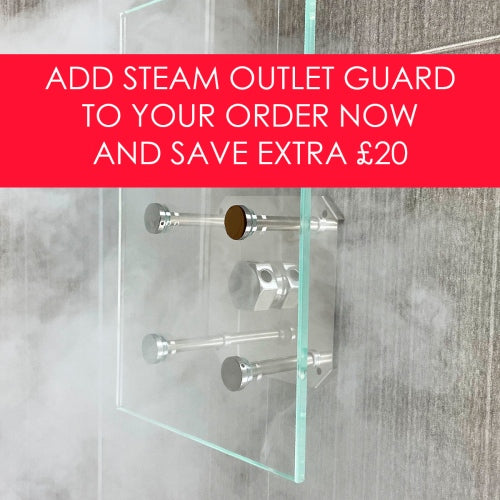Glass Steam Outlet Guard-Save extra £20