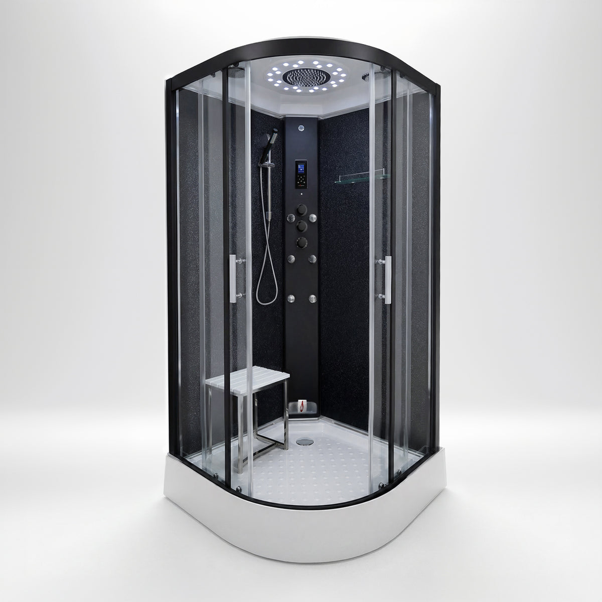 Limited Edition Black Sparkle Steam Shower