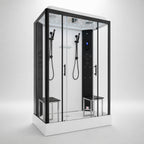 Monochrome Steam Shower - Twin