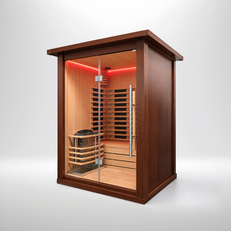 MXOS1700 Outdoor Hybrid Sauna - Aluminium