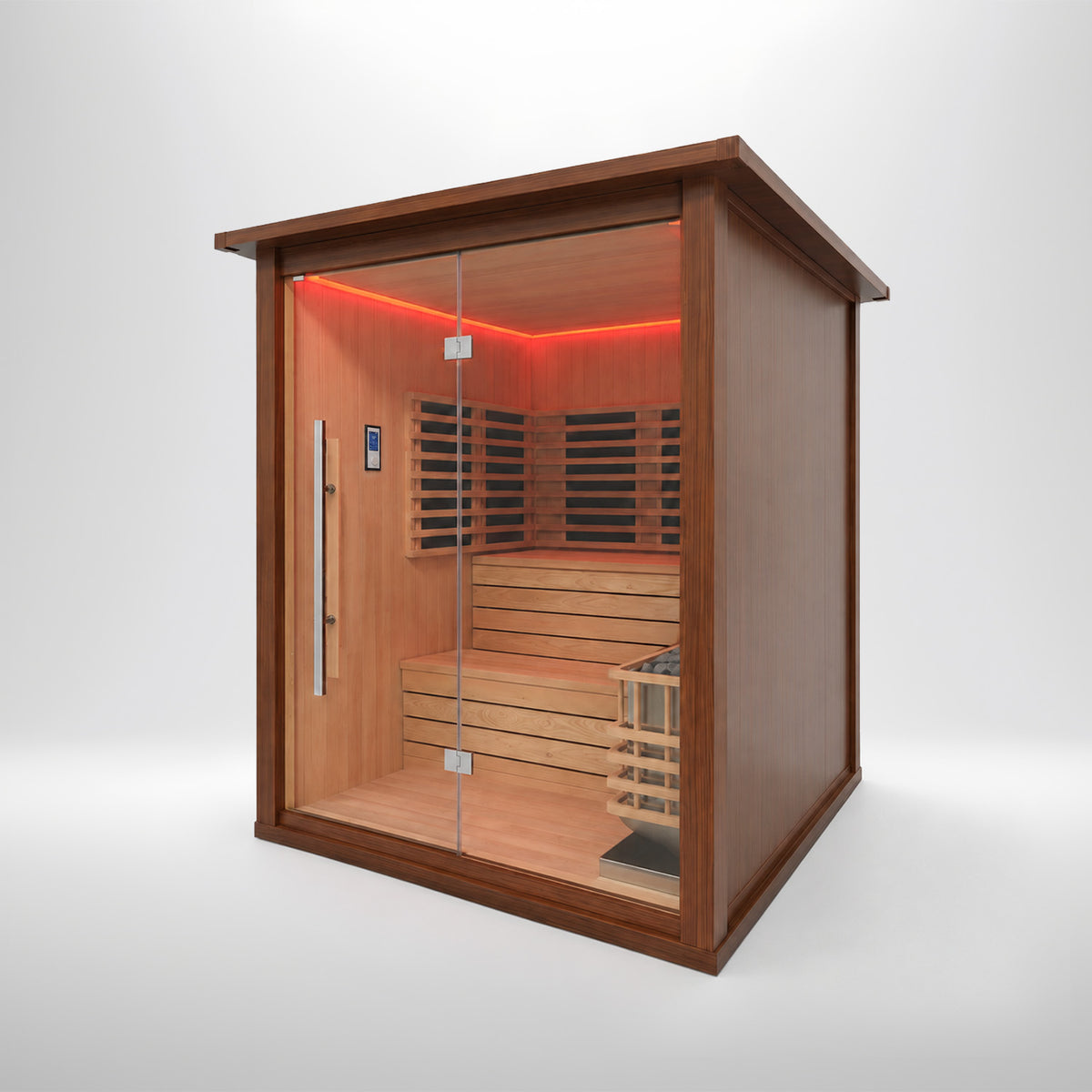 MXOS2000 Outdoor Hybrid Sauna - Aluminium