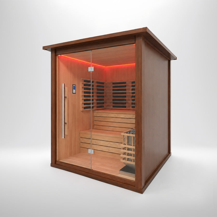 MXOS2000 Outdoor Hybrid Sauna - Aluminium