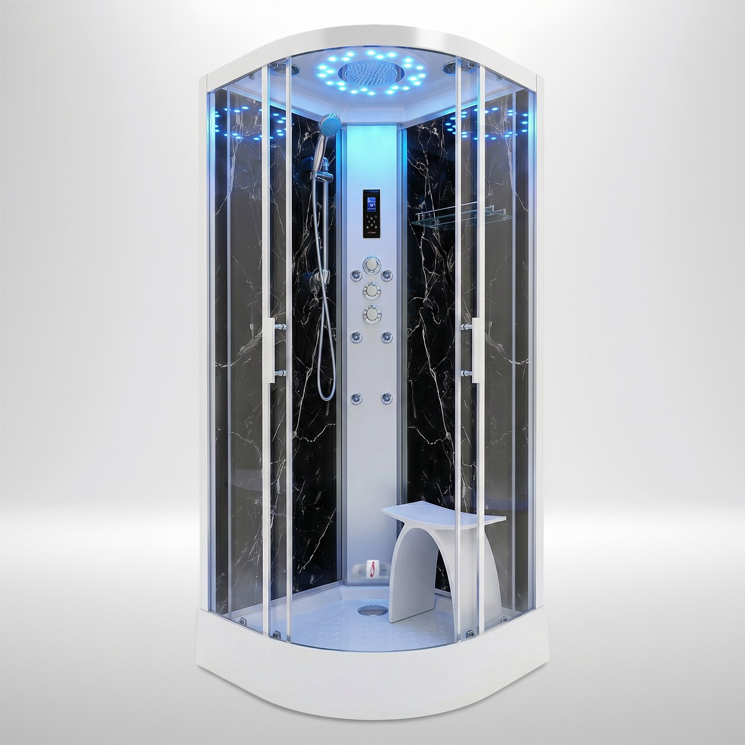 Marble Steam Shower - Quadrant