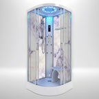 Marble Steam Shower - Quadrant (GRADE A)
