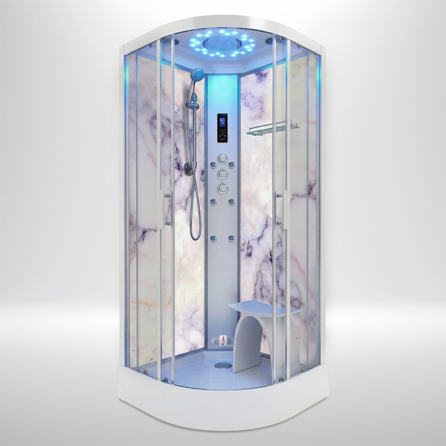 Marble Steam Shower - Quadrant (GRADE A)