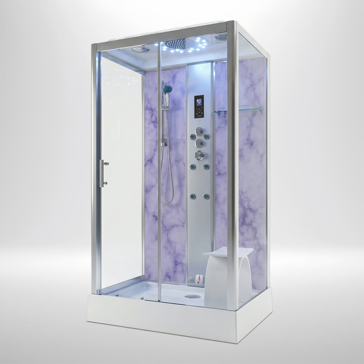 Marble Steam Shower - Rectangle