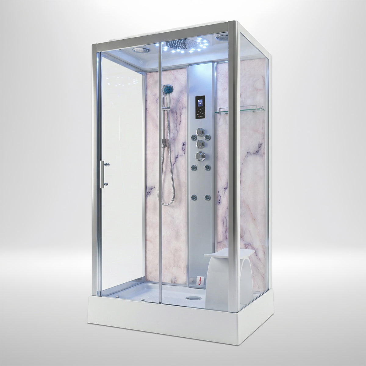 Marble Steam Shower - Rectangle