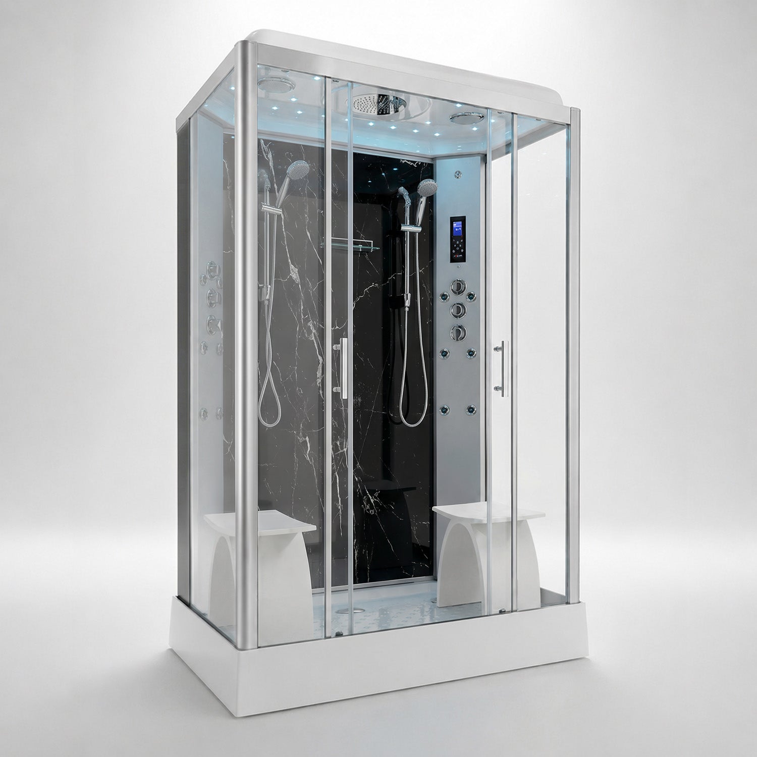 Marble Steam Shower - Twin