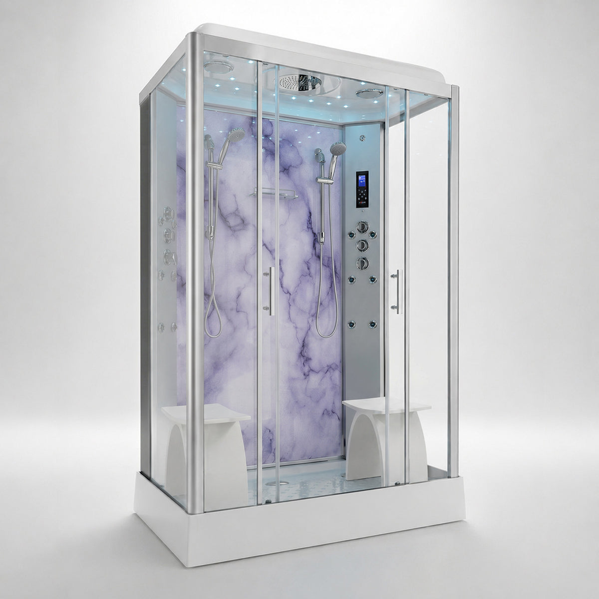 Marble Steam Shower - Twin