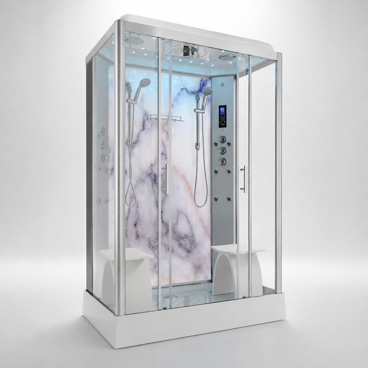 Marble Steam Shower - Twin