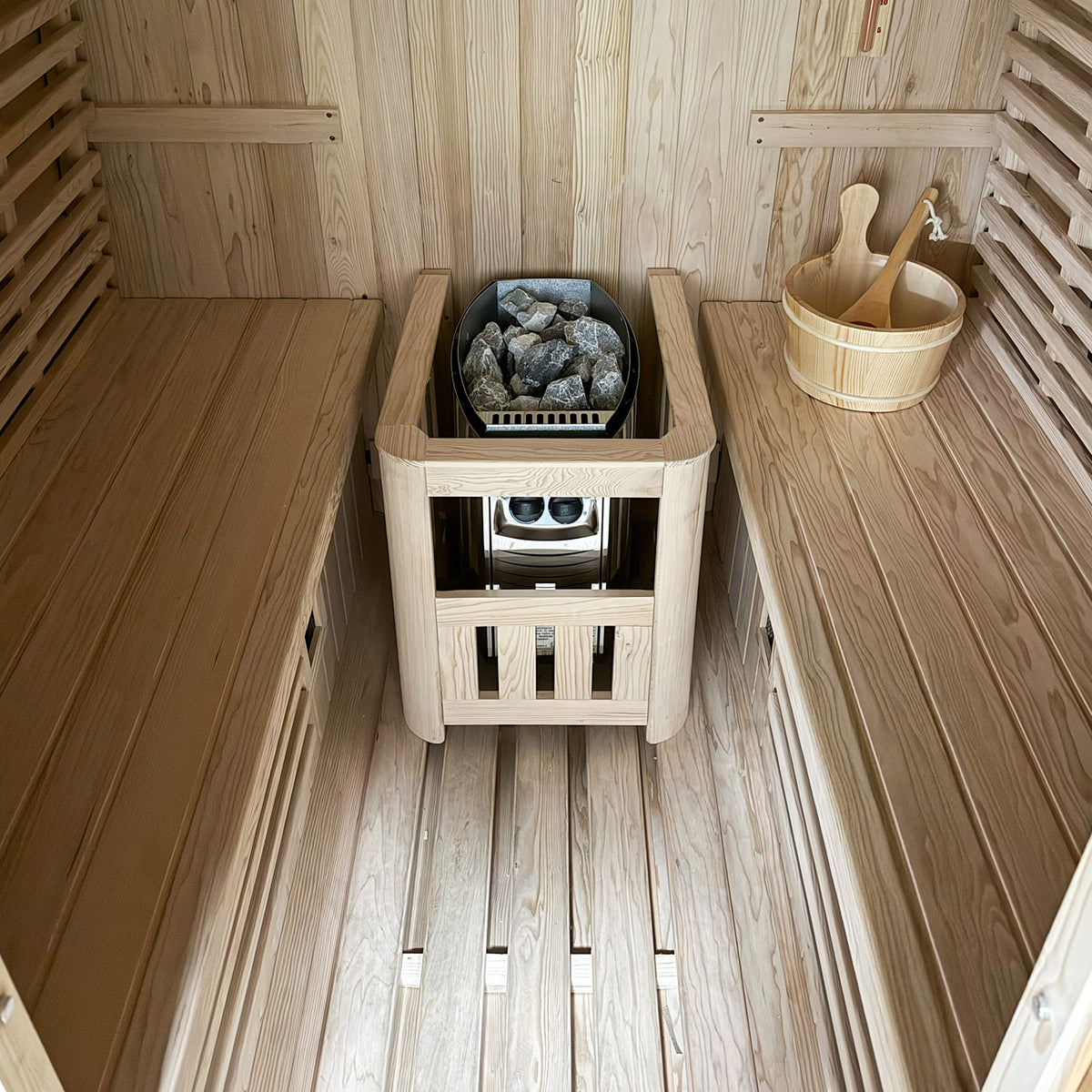 Hybrid Barrel Sauna