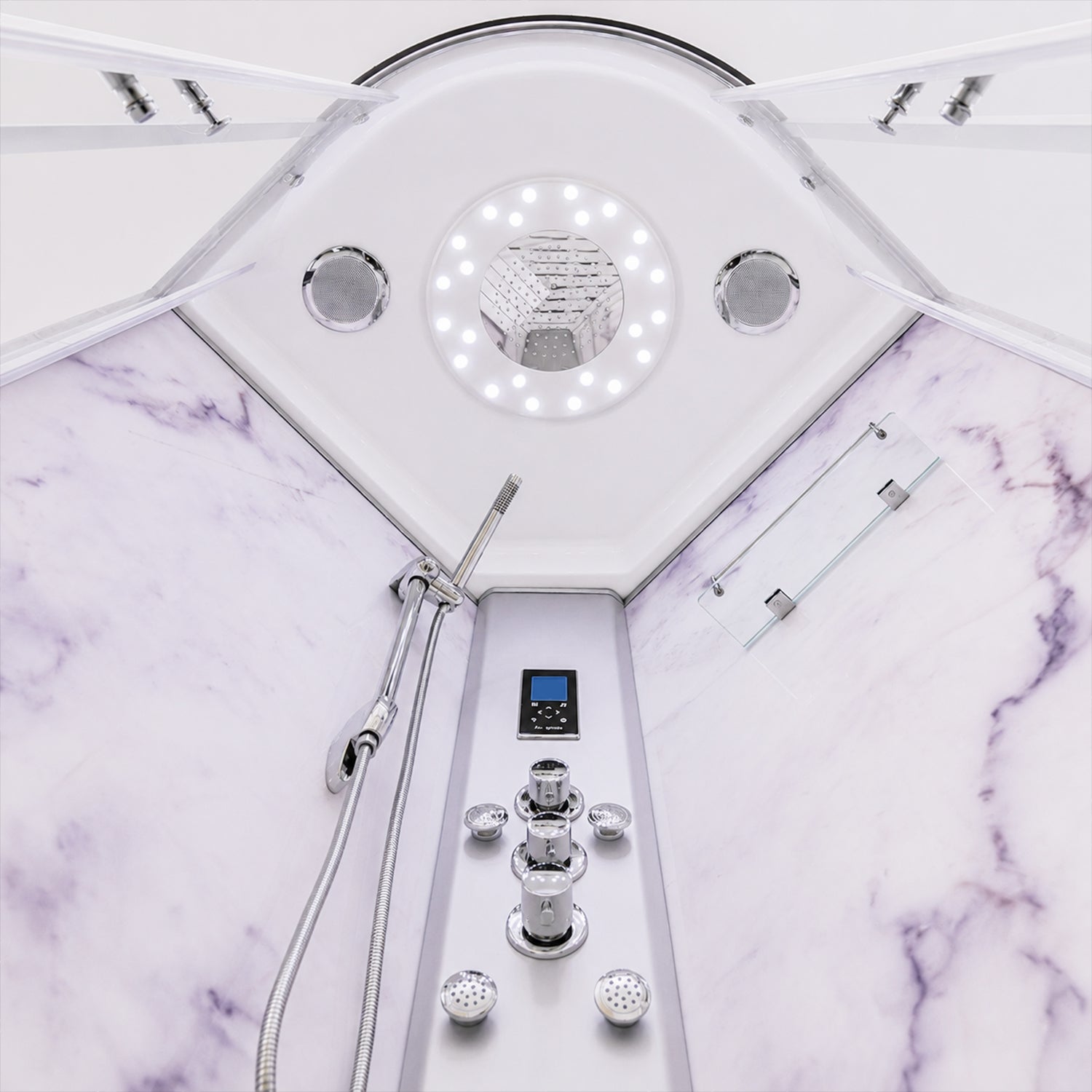 Marble Steam Shower - Quadrant (GRADE A)