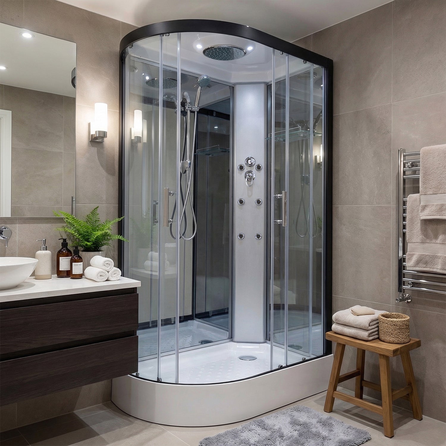 ECOnomy Shower Cabin - Offset (Right)