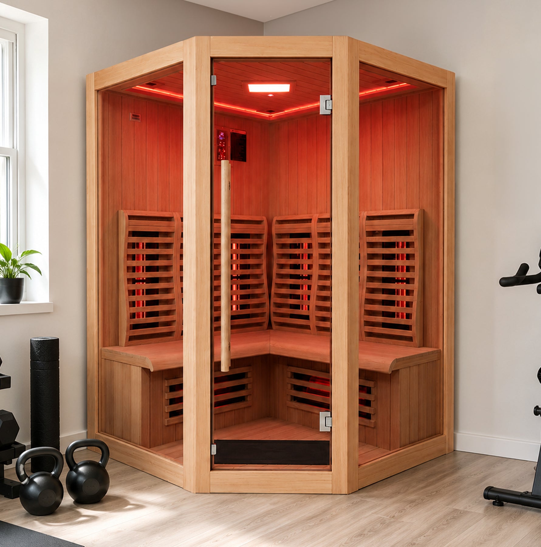 KY007 Indoor Infrared Sauna - 4 Person