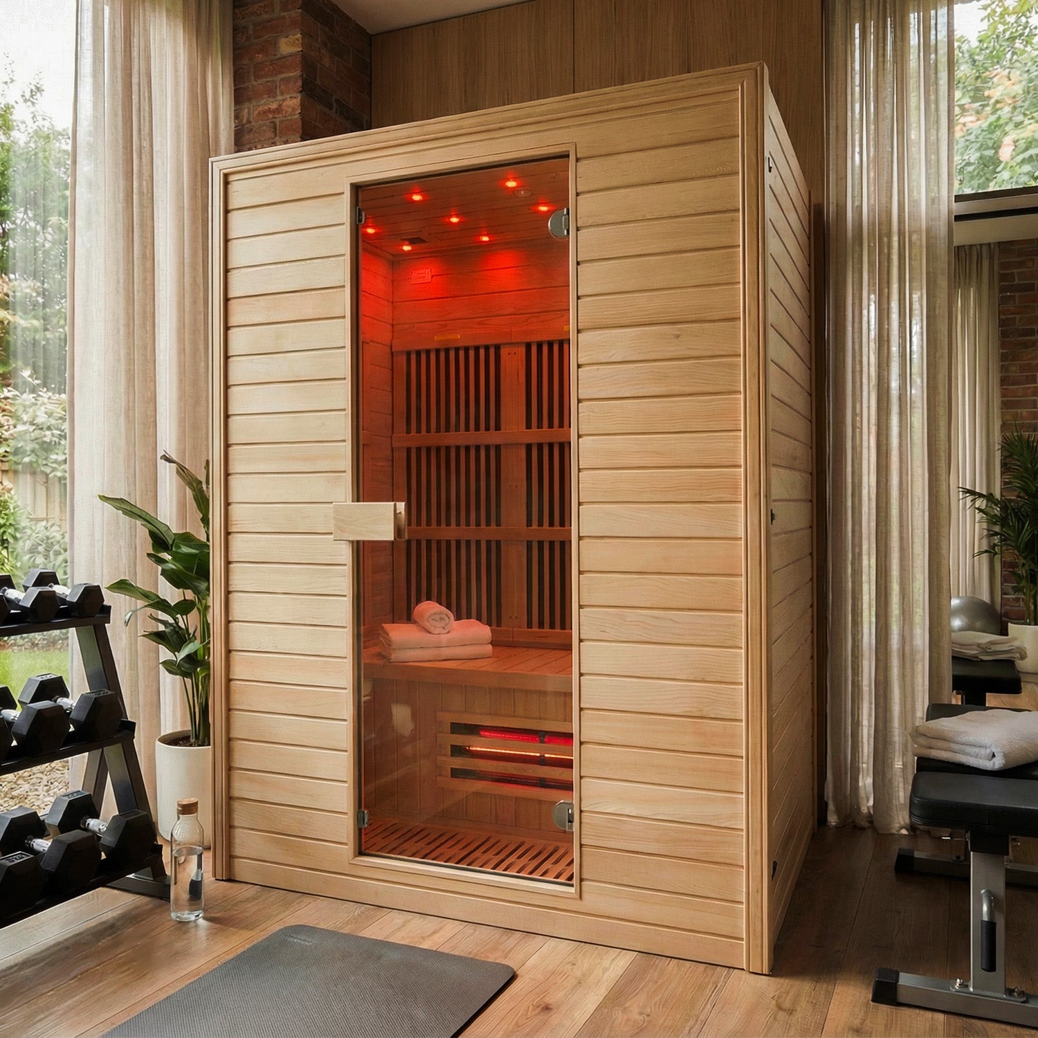 KY009 Indoor Infrared Sauna - 3 Person